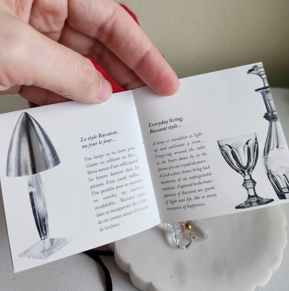 Baccarat Crystal Flower Pendant Necklace - Picture 9 of 10